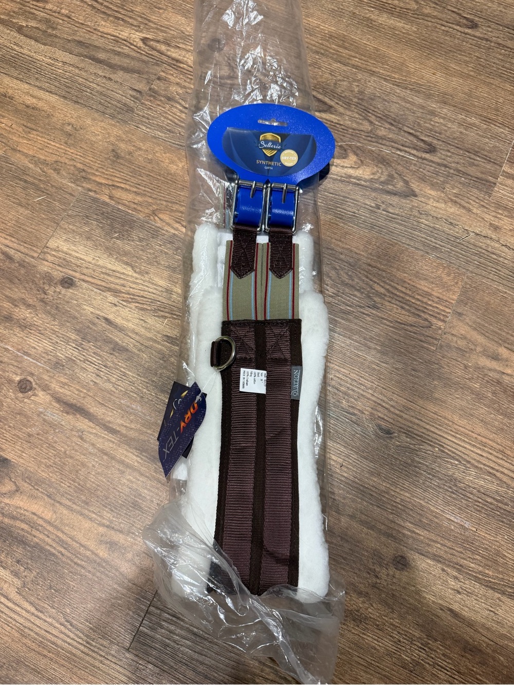 Ovation fleece brown English synthetic girth 38”